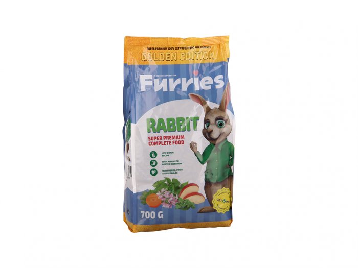 Furries Extrudované Granule Králík Adult 700g