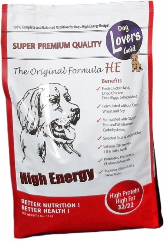 Dog Lover’s Gold The Original Formula High Energy 13 kg