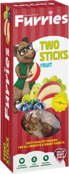 Furries Stick Ovoce 2 x 60 g