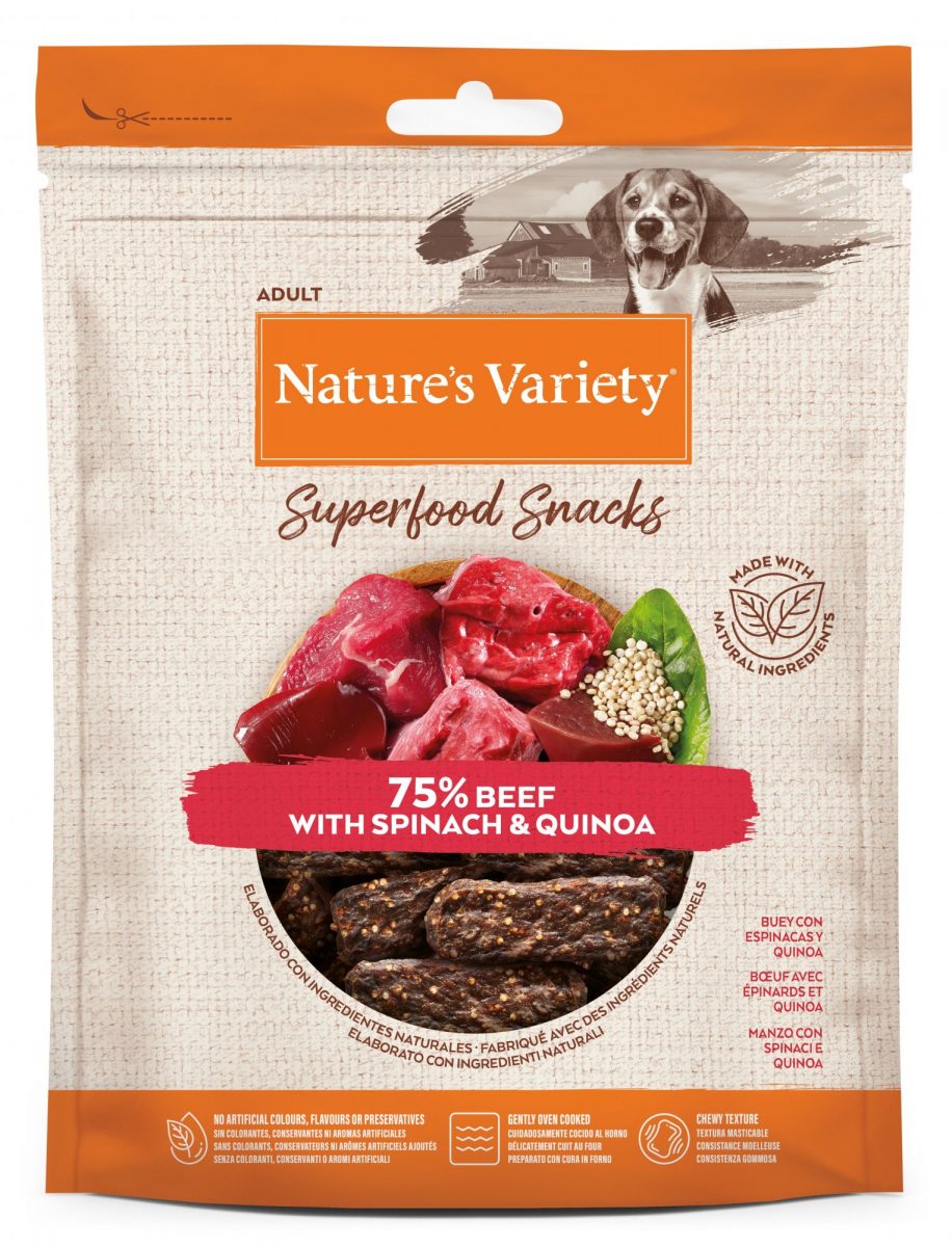 Natures variety superfood snack hovězí 85g