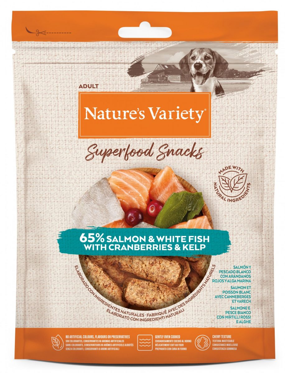 Natures variety superfood snack losos 85g