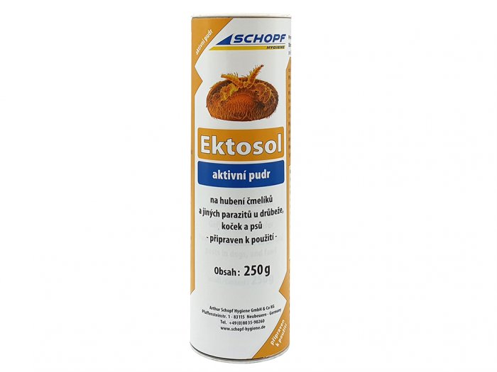 Posypový prášek k hubení čmelíků SCHOPF EKTOSOL PUDER 250g