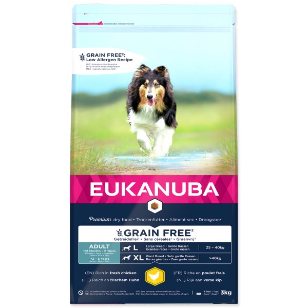 EUKANUBA Adult Large Grain Free Chicken 3kg