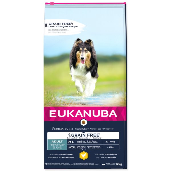 EUKANUBA Adult Large Grain Free Chicken 12kg