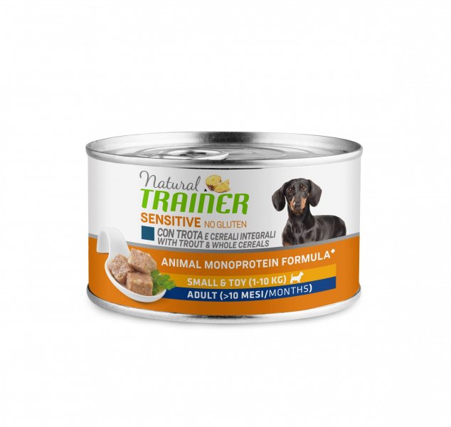 Konzerva Natural Trainer SENSITIVE Adult S&T Pstruh 150 g LT