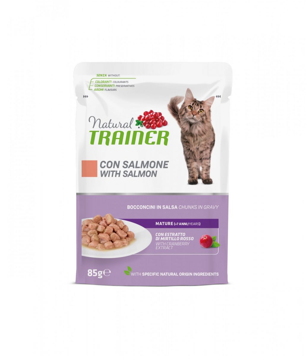 Kaps. Trainer Natural CAT MATURE losos  85g