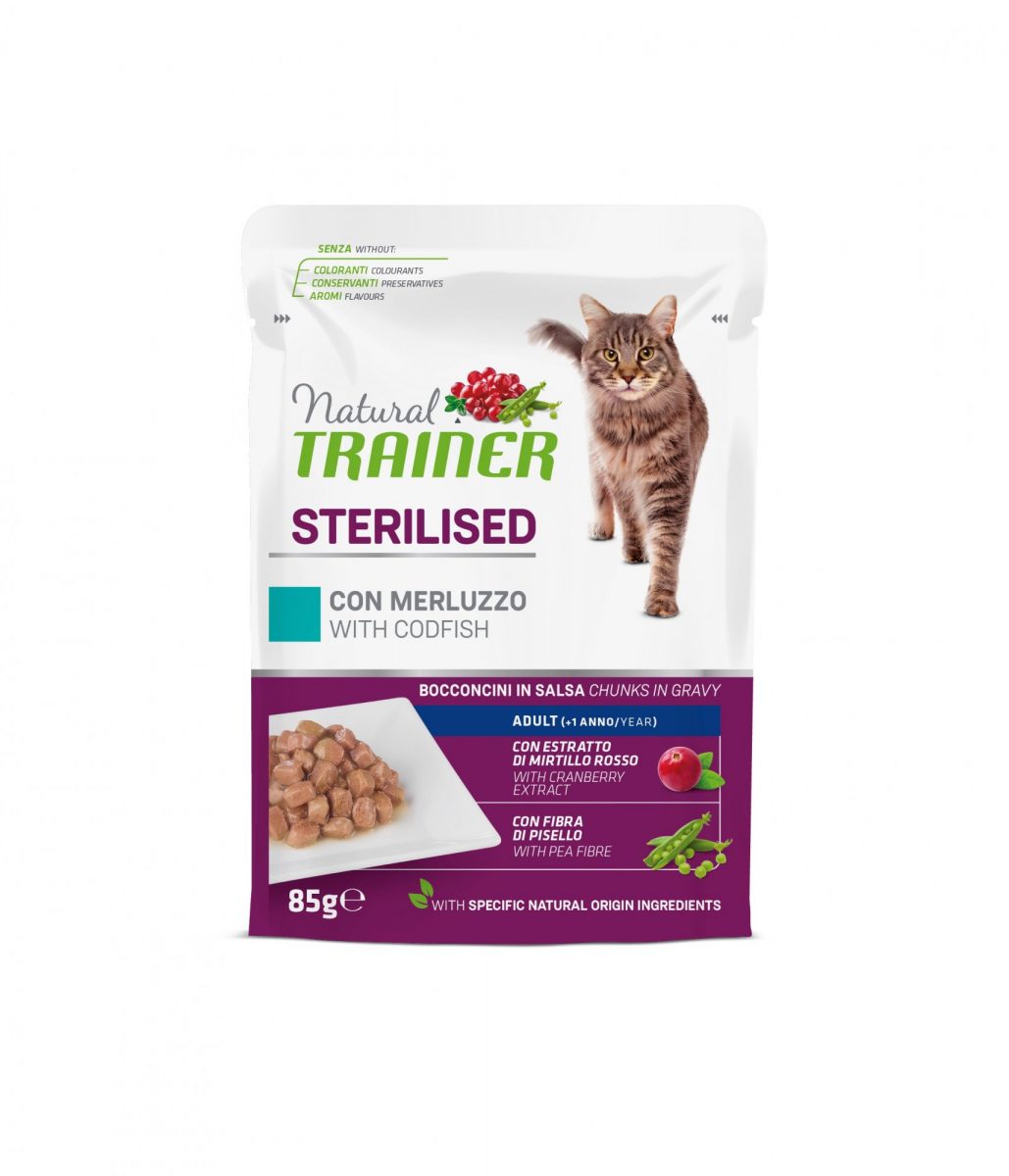Kaps. Trainer Natural CAT SP. STER. treska  85g