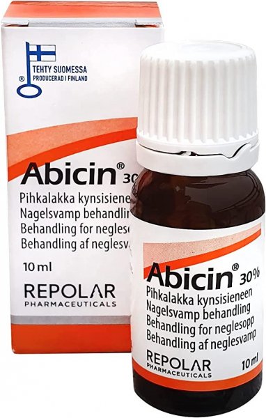 Abicin 30% pryskyřicový lak 10ml