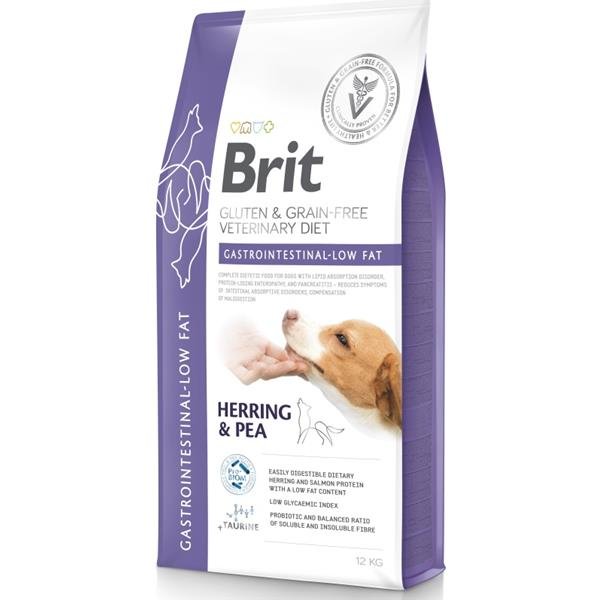 Brit Veterinary Diet Dog Grain Free Gastrointestinal Low Fat 12 kg