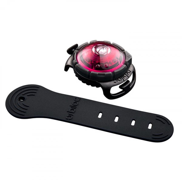 Světlo LED na obojek Orbiloc růžové