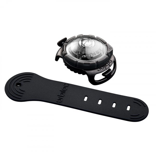 Světlo LED na obojek Orbiloc bílé