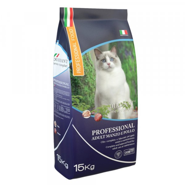 Diamant Cat Adult Hovězí a kuře 15 kg