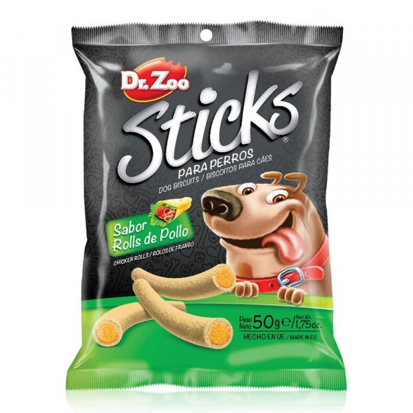 Dr.Zoo STICKS pečené kuře, 50g