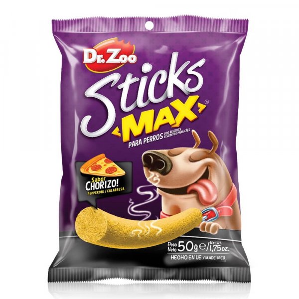 Dr.Zoo STICKS MAX salám chorizo, 50g