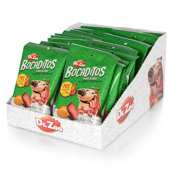 Dr.Zoo BOCADITOS kuřecí a hovězí, 50g