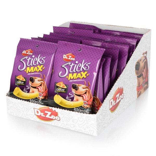 SET Dr.Zoo STICKS MAX salám chorizo 24x50g