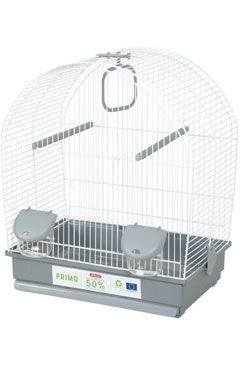 Klec ptáci PRIMO Chloe 40cm bílá/šedá Zolux
