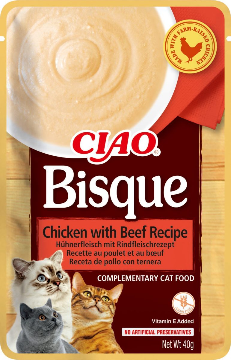 Churu Cat CIAO Bisque Chicken with Beef Recipe 40g