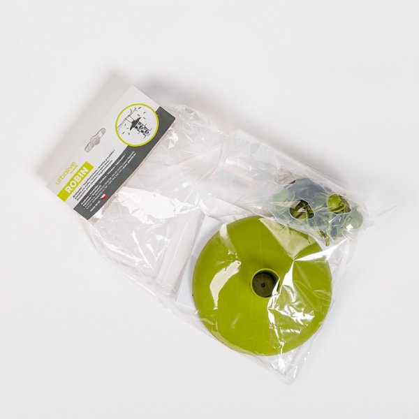 Krmítko venkovní plast Robin zelený Plastia 16x22cm