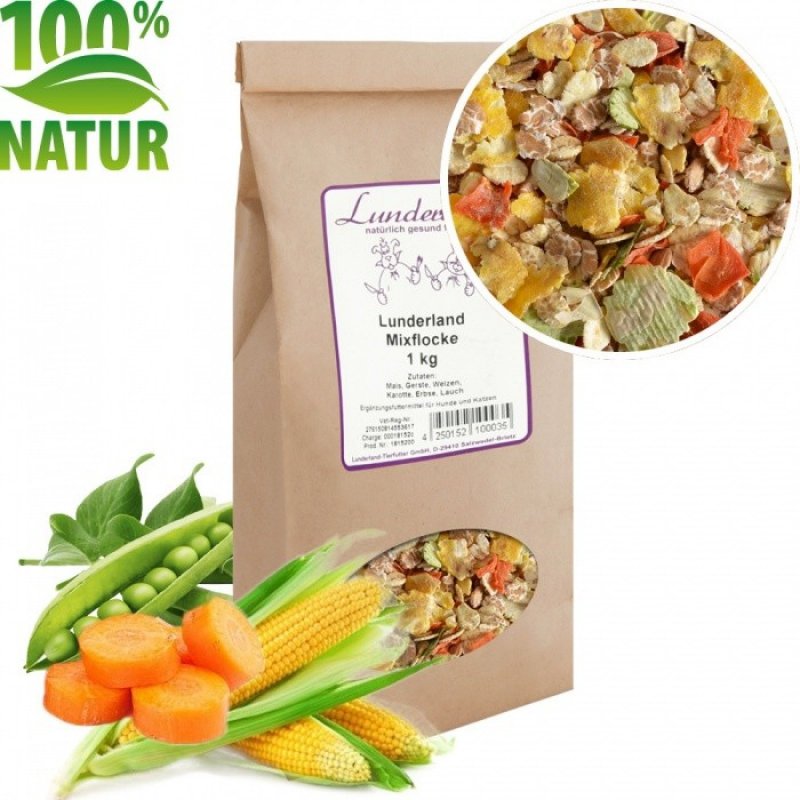 LUNDERLAND,Vločkový mix + zel.1 kg