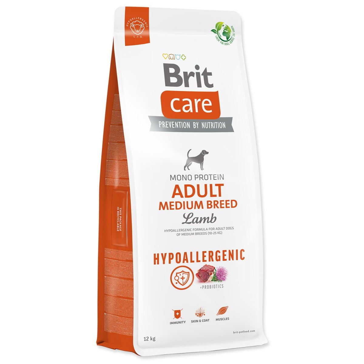 Brit Care Dog Hypoallergenic Adult Medium Breed 12kg