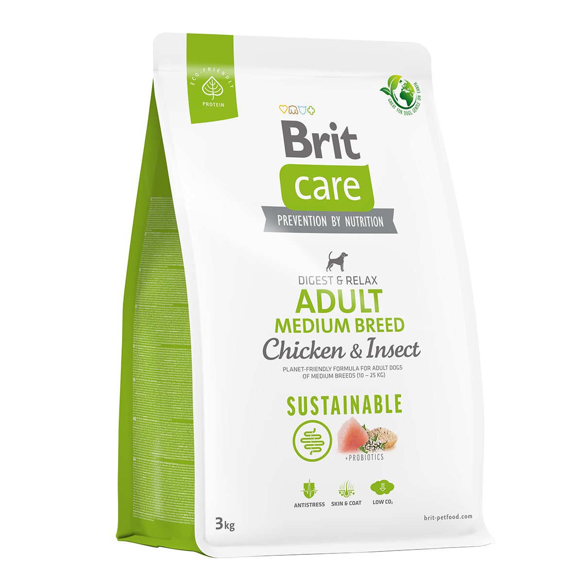 Brit Care Dog Sustainable Adult Medium Breed 3kg