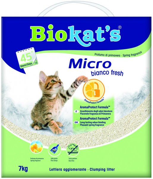 Podestýlka BIOKATS MICRO BIANCO FRESH 7kg