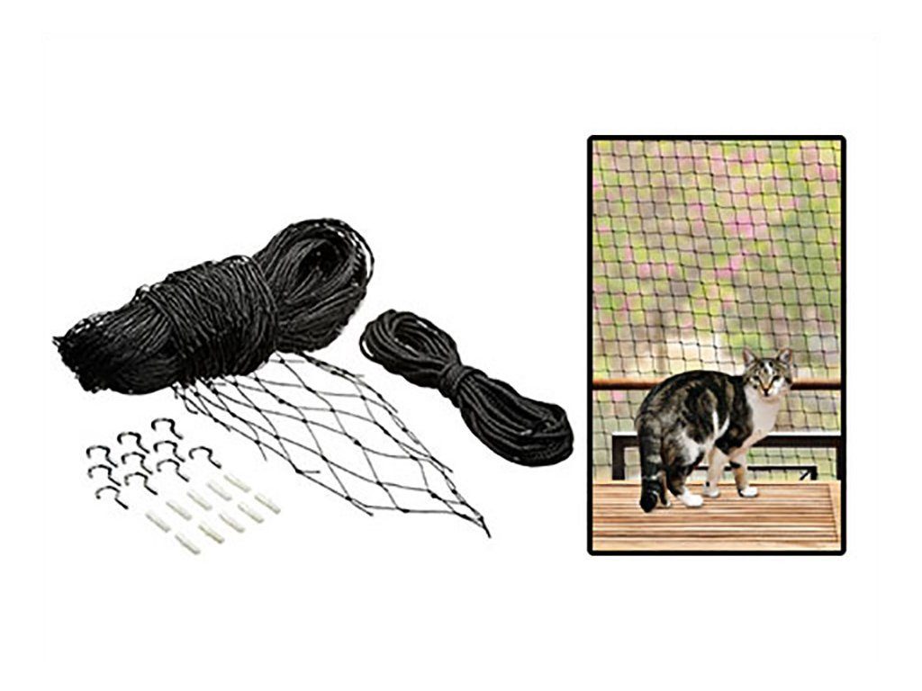 Síť ochranná do oken pro kočky flamingo 3x6m 19m