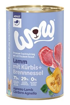 WOW konzerva Jehněčí s dýní Adult 400g