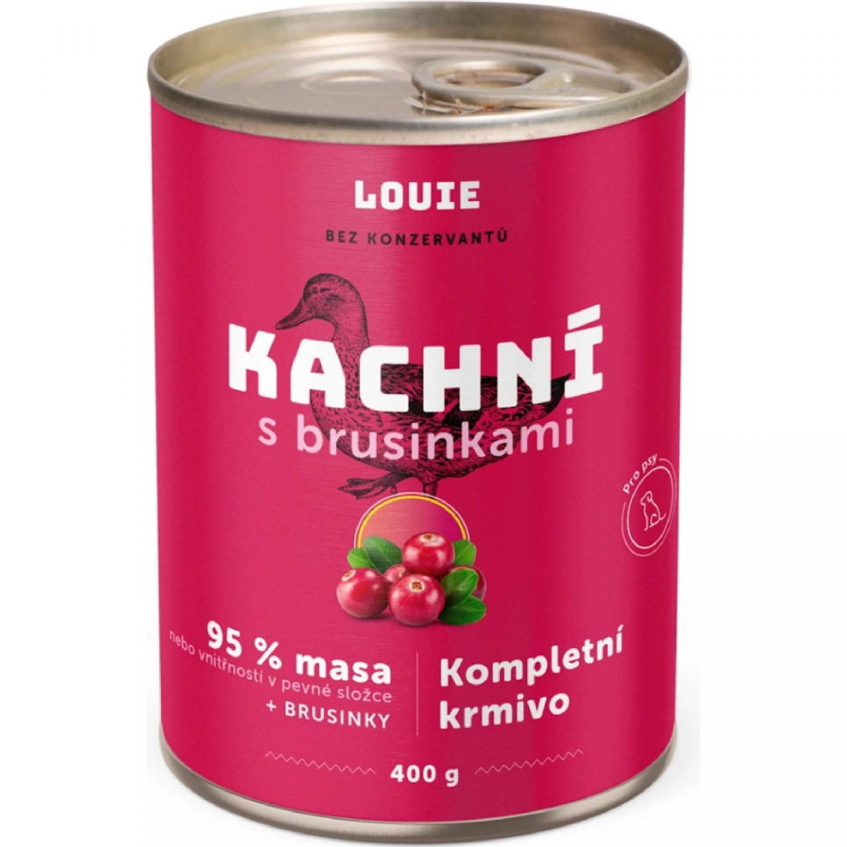 LOUIE konz. kachní s brus. 400g