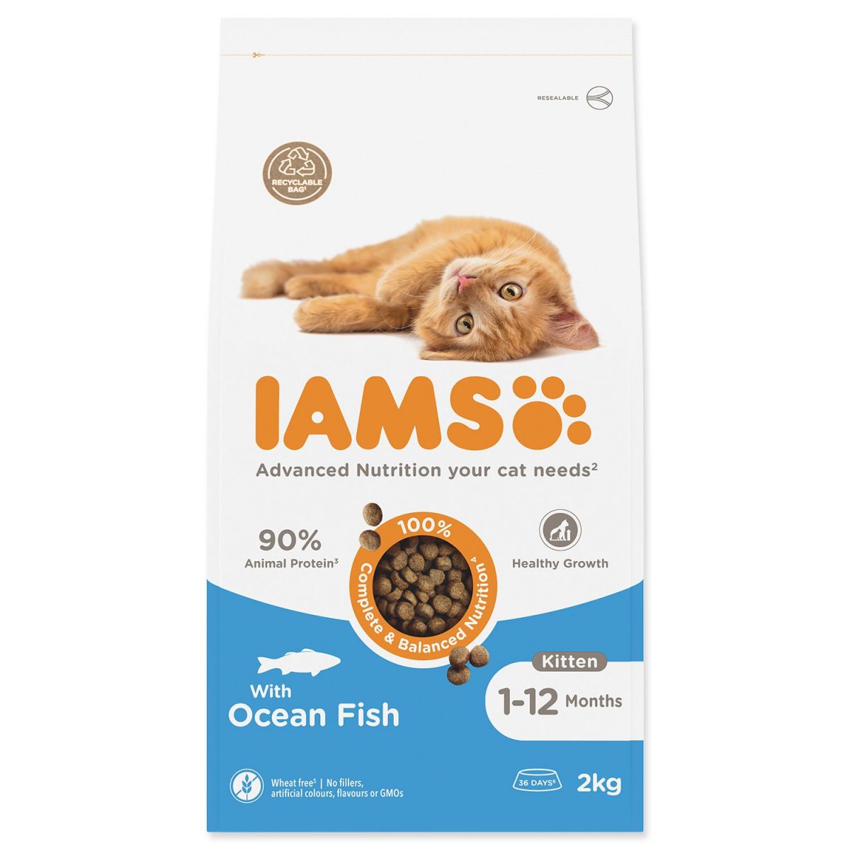 Iams Cat Kitten Ocean Fish 2kg