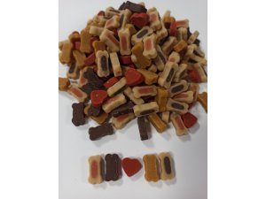 MIX 5 druhů  500g  - poloměkký pamlsek