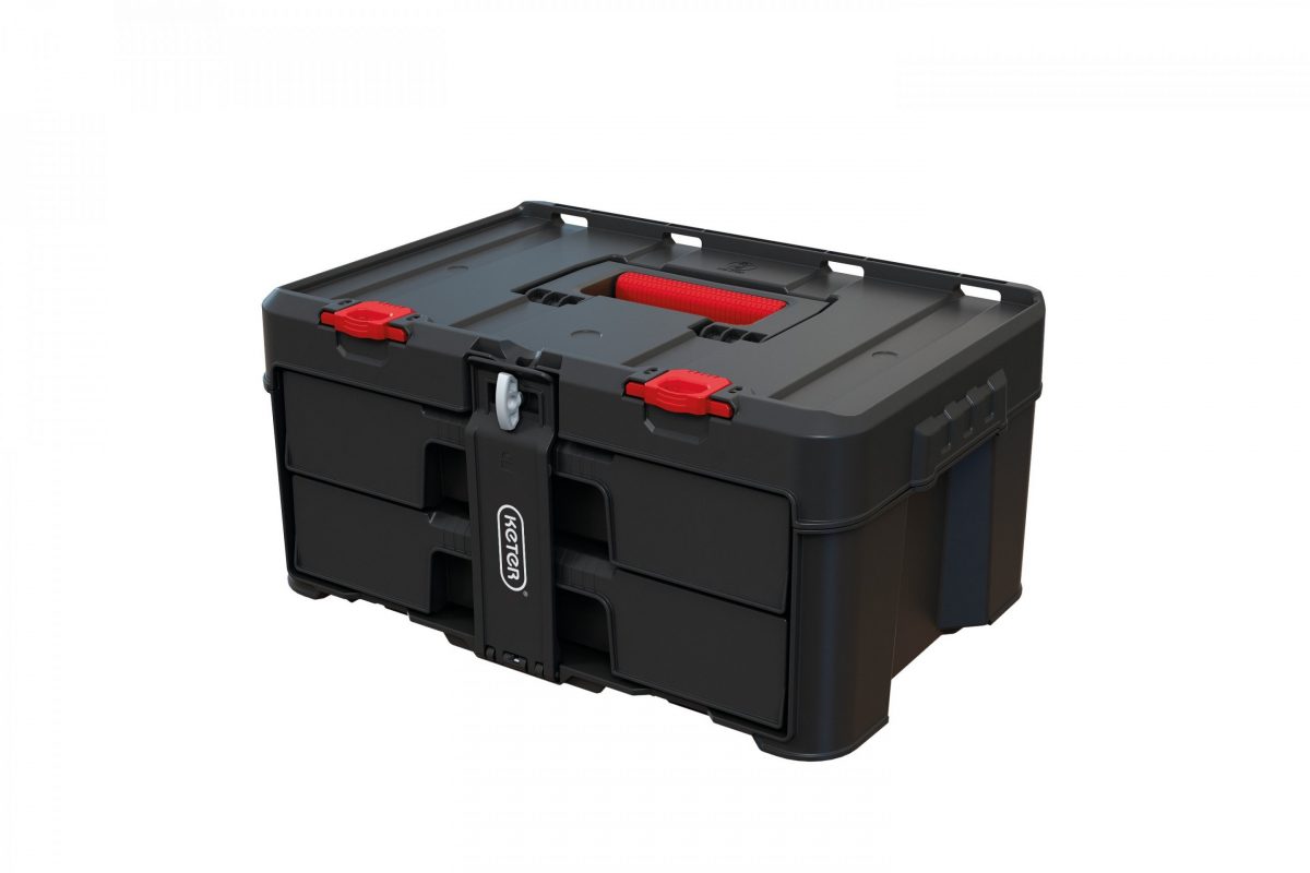 Keter Stack´N´Roll Box se 2 zásuvkami