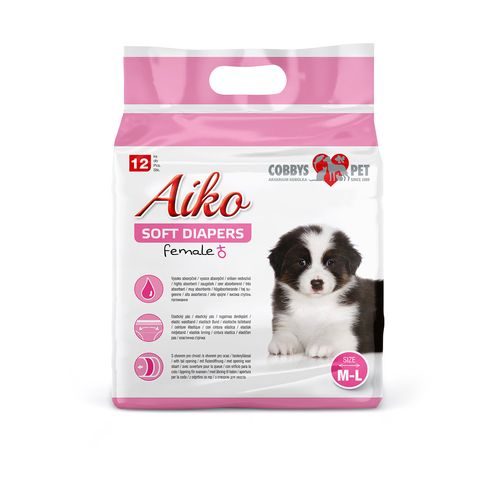 Plenky pro psy Aiko Soft Diapers 36x52cm 12ks