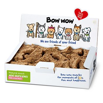 Bow Wow Mini masové kostičky Vepřové a zelenina 1kg
