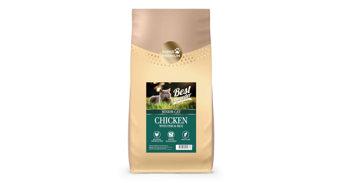 Best Breeder Senior Cat / Light Rich in Chicken and Rice balení 6 kg