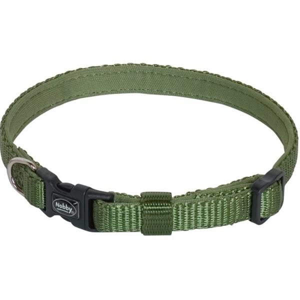 Obojek nylon puppy rozliš 1x13-20cm Nobby tm.zelen