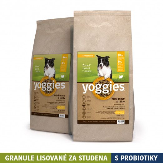 Yoggies s krůtím masem a jáhly 30kg