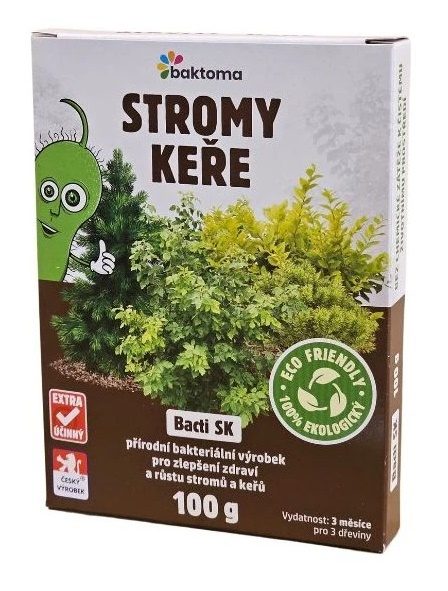 Baktoma Stimulátor zdraví rostlin pro stromy a keře Bacti SK 100 g