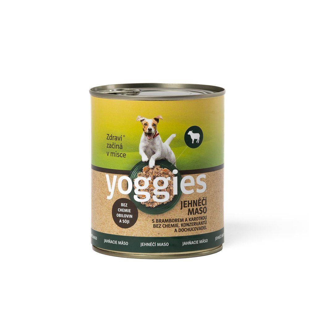 Yoggies jehněčí s bramborem a karotkou 800 g