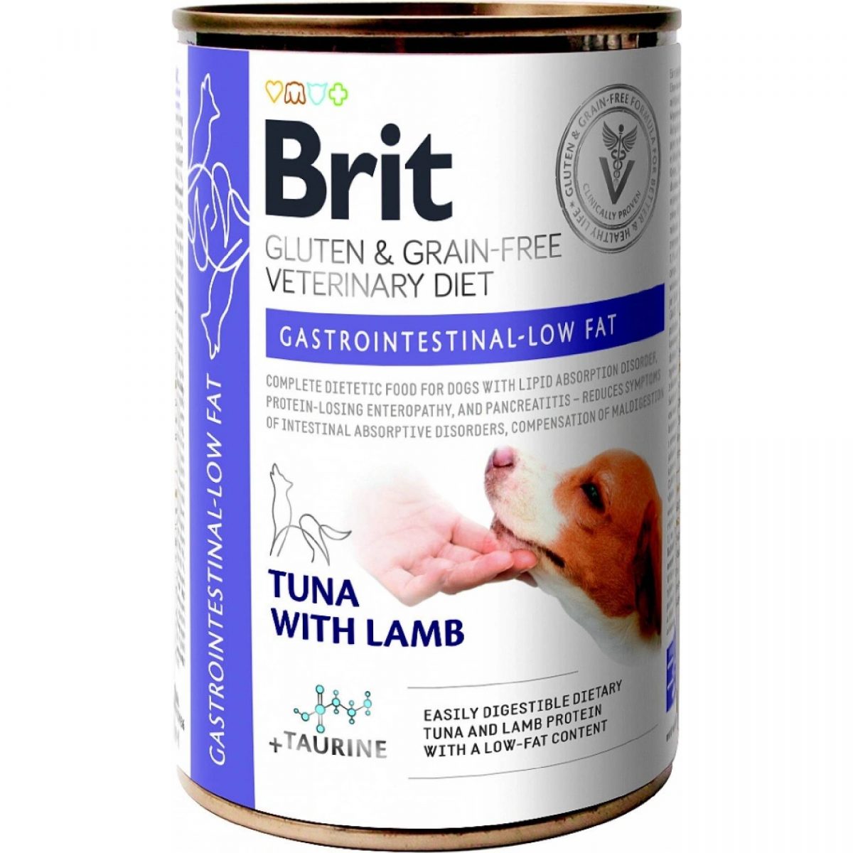 Brit Veterinary Diets Dog konz. Gastrointestinal Low Fat Gluten&Grain free 400 g