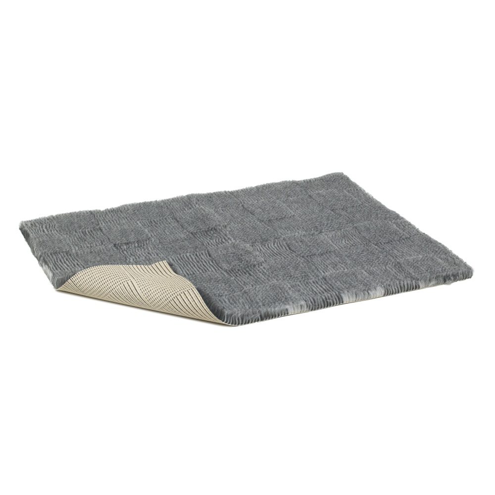 Vetbed protiskluz / Drybed šedý skládaný vzor 150 x 100 cm, vlas 30 mm
