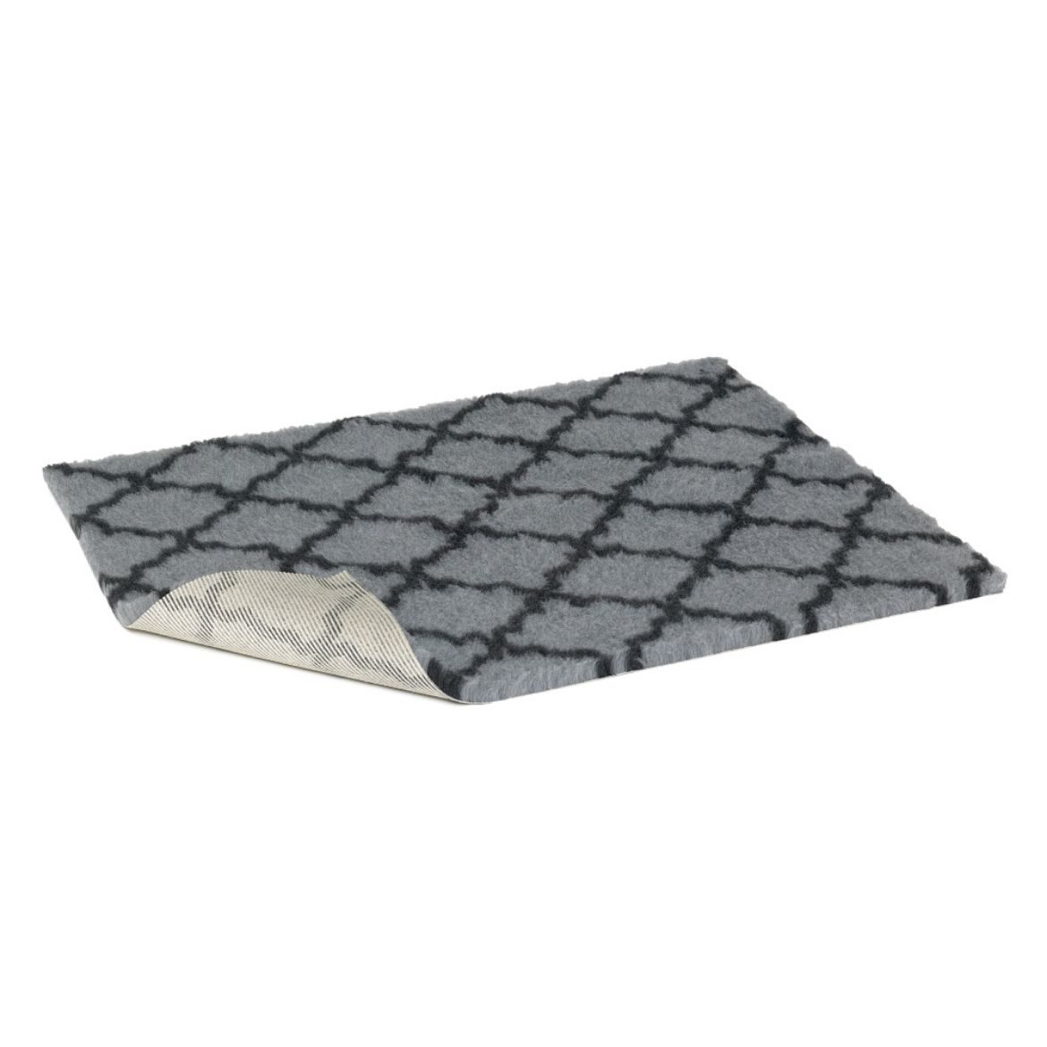 Vetbed protiskluz / Drybed šedý mřížka 75 x 50 cm, vlas 30 mm