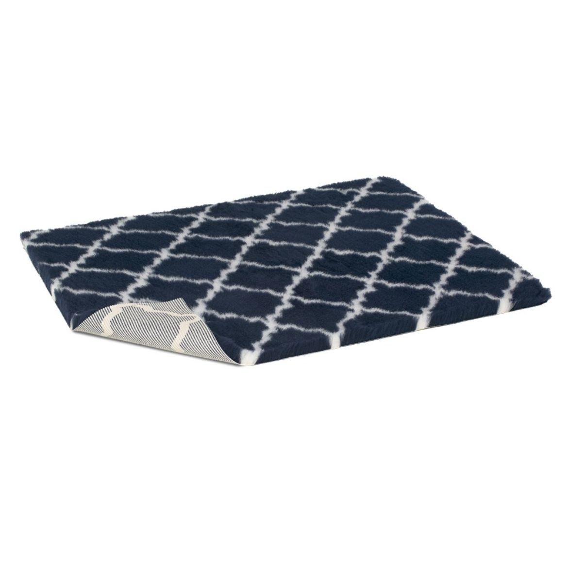 Vetbed protiskluz / Drybed modrý mřížka 75 x 50 cm, vlas 30 mm