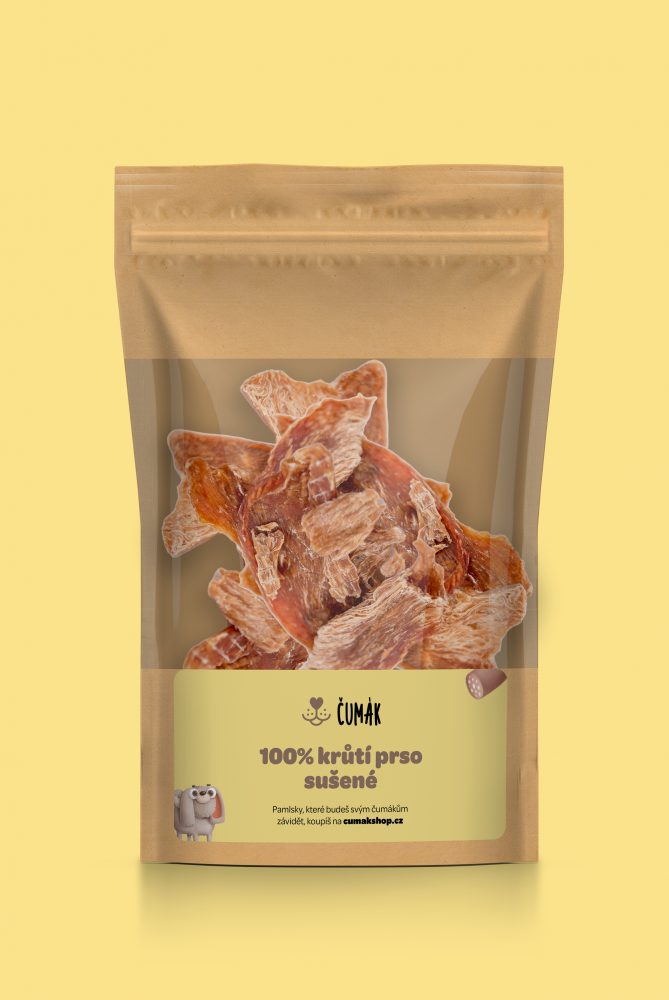 Čumák 100% krůtí prso sušené 100 g