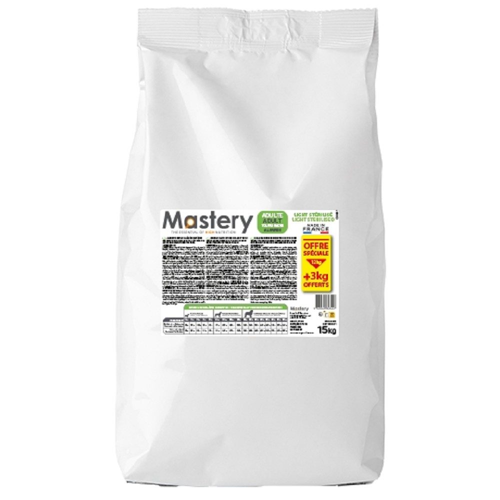 Mastery DOG Ad. Light 12+3 kg ZDARMA