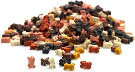 Kostičky MINI MIX 6 druhů 500g - poloměkký pamlsek