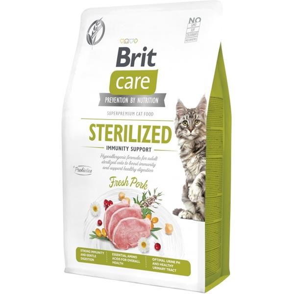Brit Care Cat Grain-Free Sterilized Immunity Support 2kg