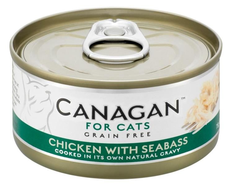 Canagan Cat konz. - Kuře a mořský vlk 75 g