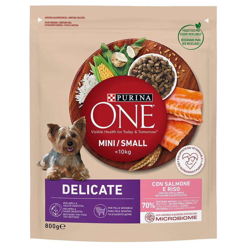 Purina ONE Mini Delicate Salmon 800g